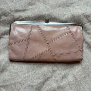 HOBO Mauve Leather Clutch